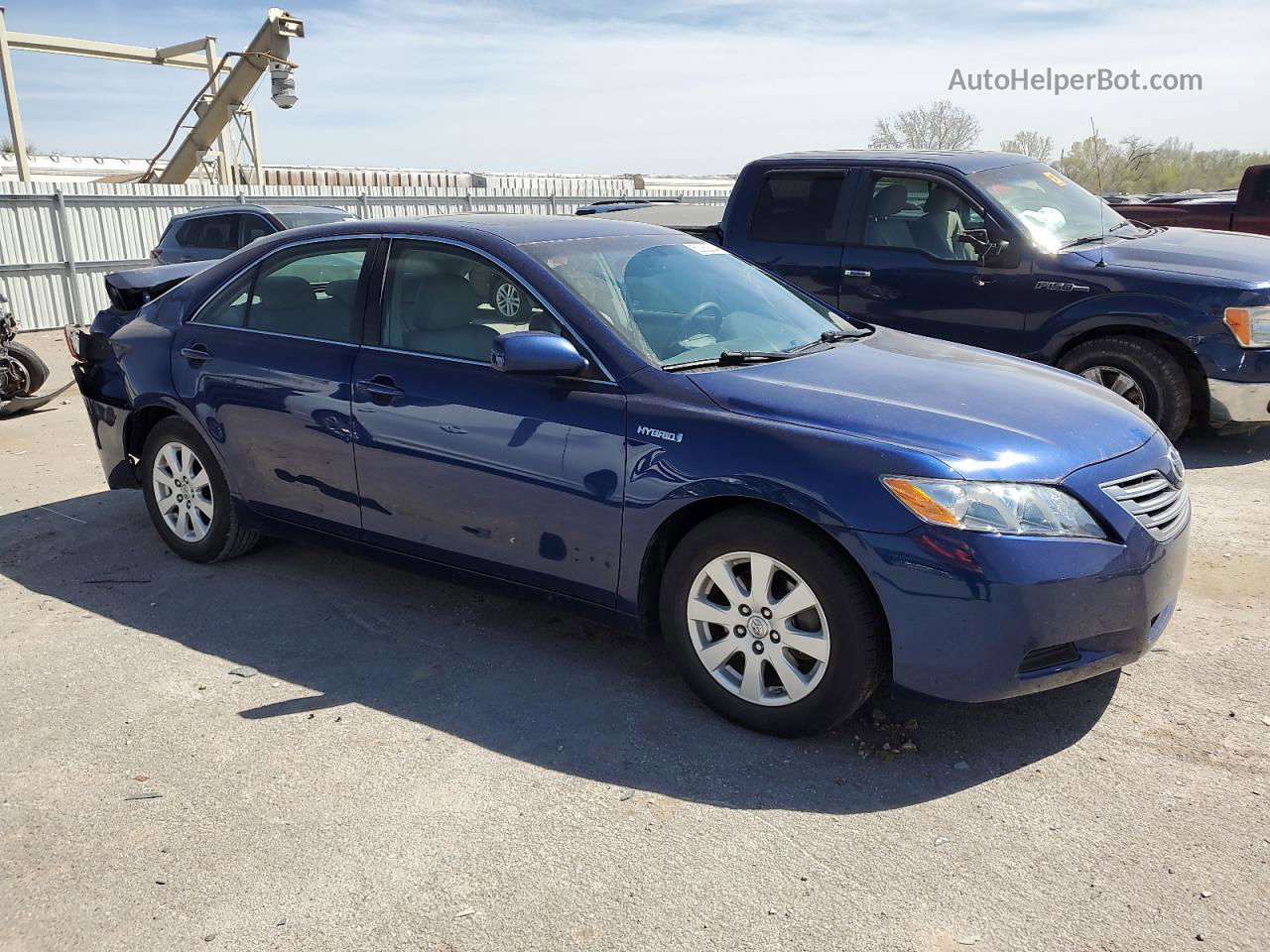 2009 Toyota Camry Hybrid Blue vin: 4T1BB46K19U088299