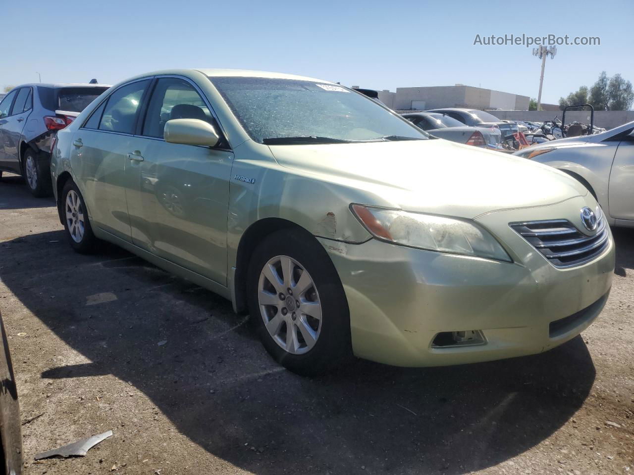 2007 Toyota Camry Hybrid Green vin: 4T1BB46K37U023483