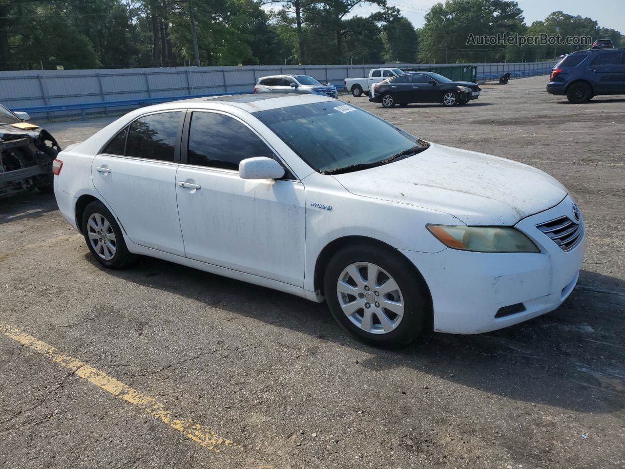 2009 Toyota Camry Hybrid White vin: 4T1BB46K39U083301