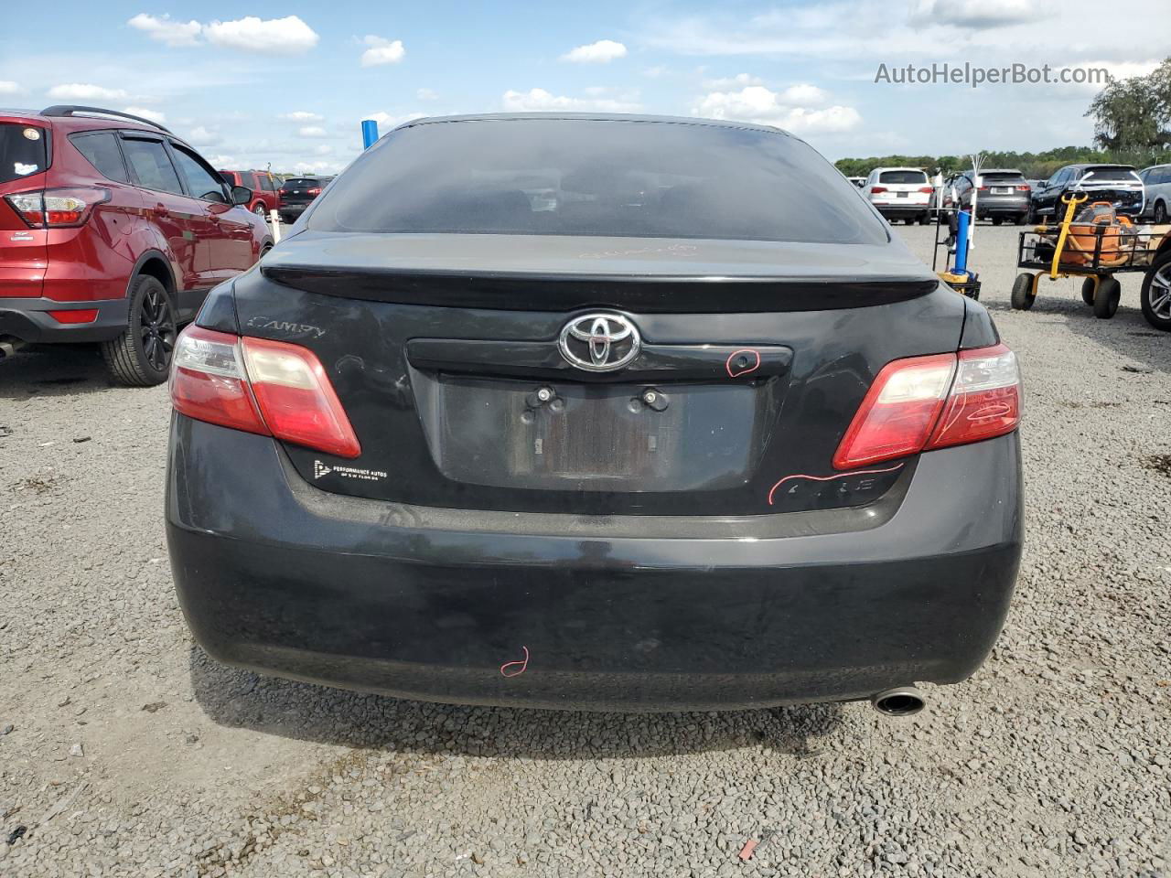 2009 Toyota Camry Hybrid Black vin: 4T1BB46K39U097201