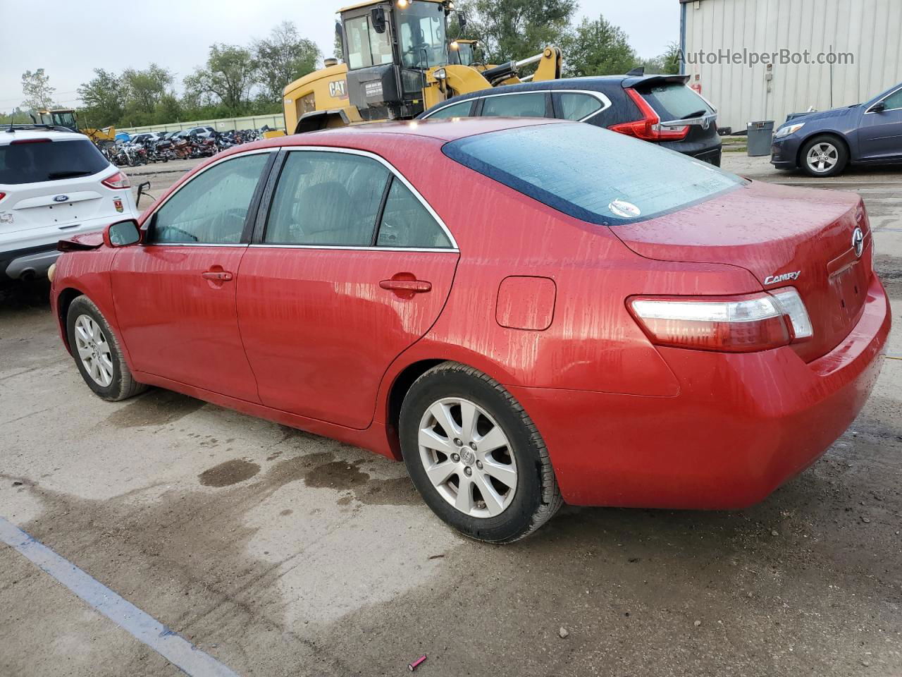 2009 Toyota Camry Hybrid Red vin: 4T1BB46K39U108598