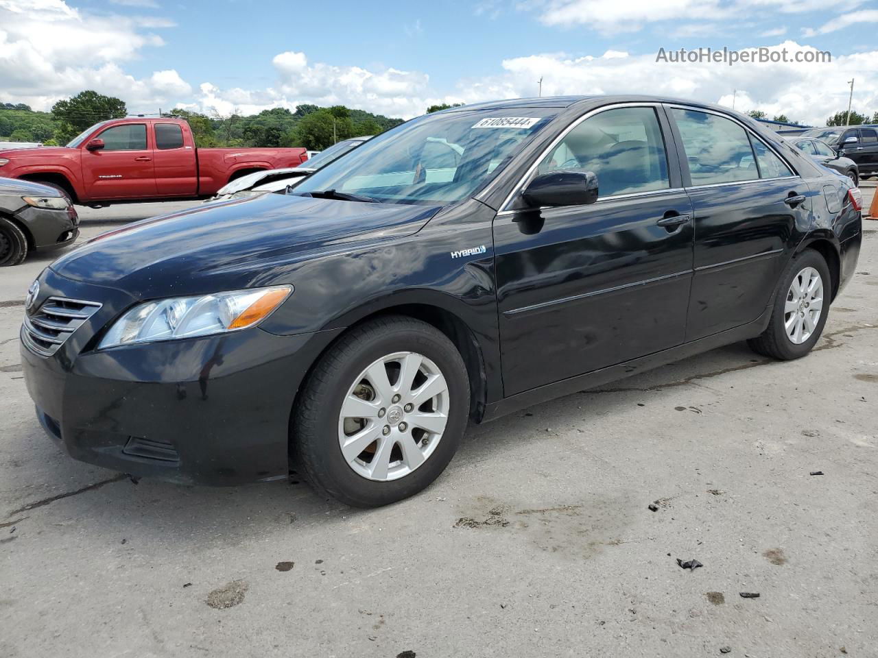 2009 Toyota Camry Hybrid Black vin: 4T1BB46K49U087924