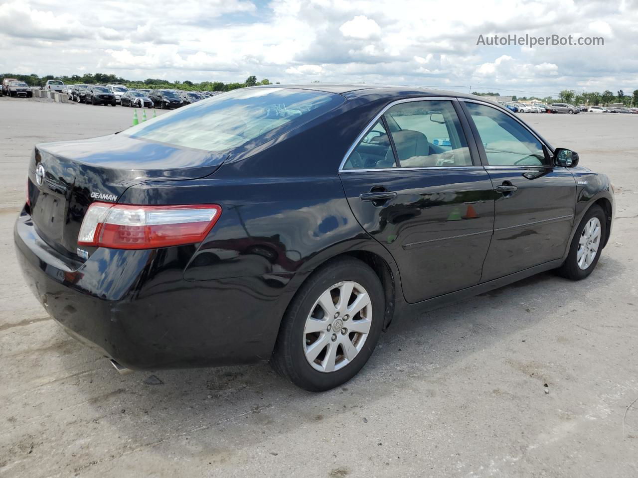 2009 Toyota Camry Hybrid Black vin: 4T1BB46K49U087924