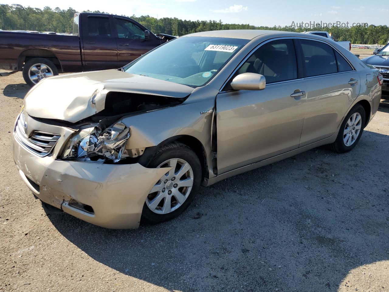 2009 Toyota Camry Hybrid Gold vin: 4T1BB46K49U090869