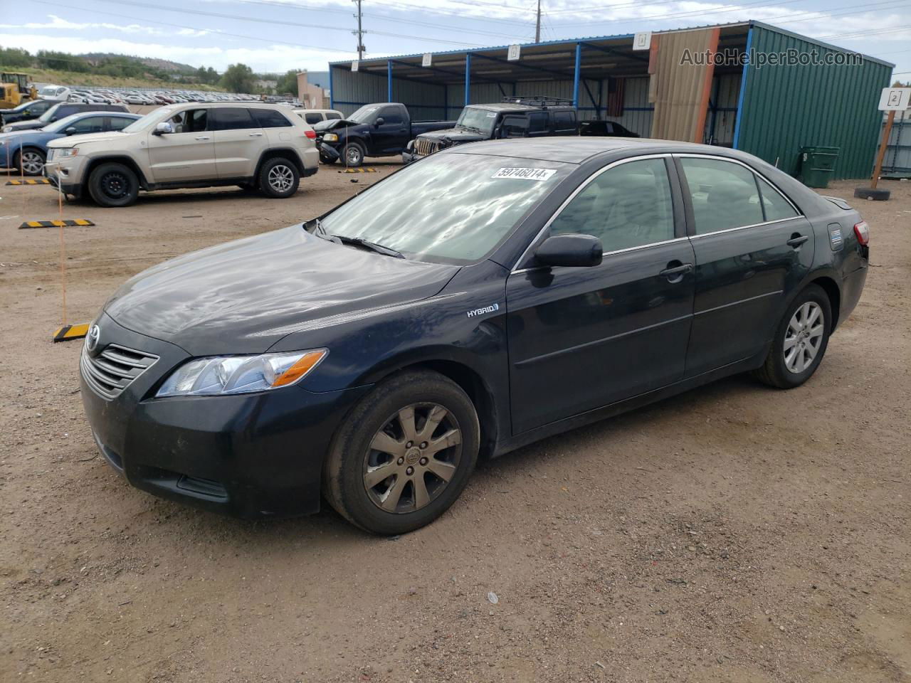 2009 Toyota Camry Hybrid Black vin: 4T1BB46K59U105881