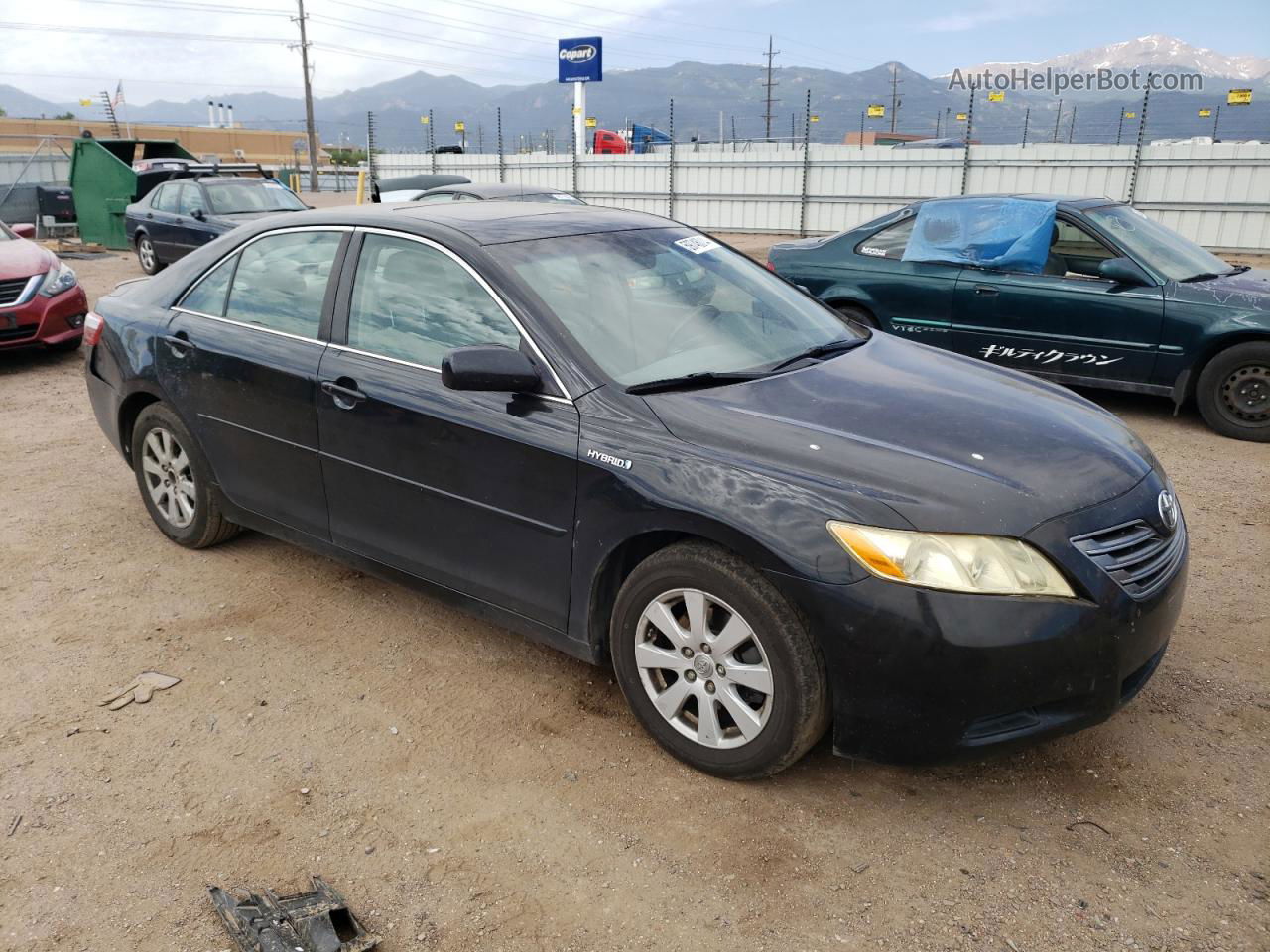 2009 Toyota Camry Hybrid Black vin: 4T1BB46K59U105881