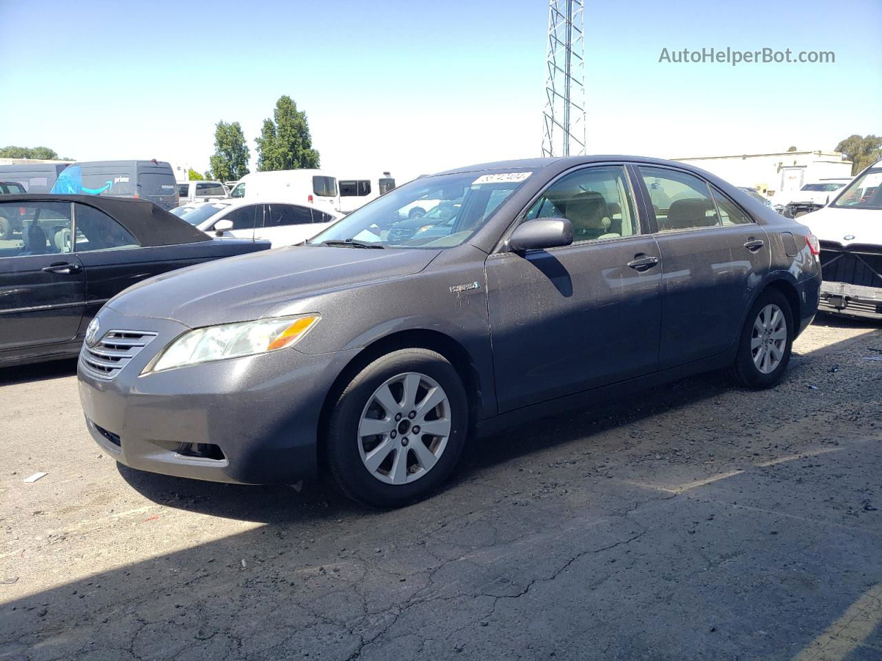 2008 Toyota Camry Hybrid Gray vin: 4T1BB46K68U044166