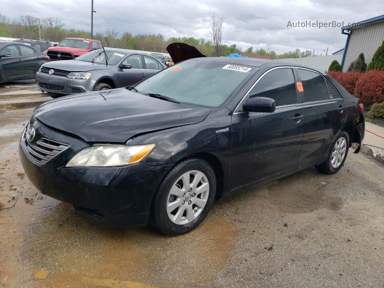 2009 Toyota Camry Hybrid Black vin: 4T1BB46K69U082708