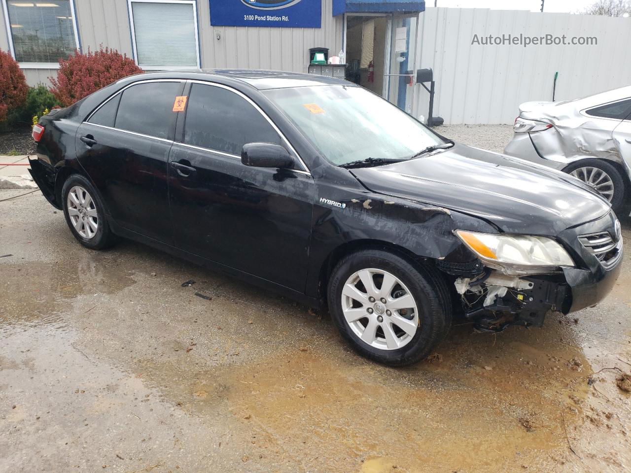 2009 Toyota Camry Hybrid Black vin: 4T1BB46K69U082708