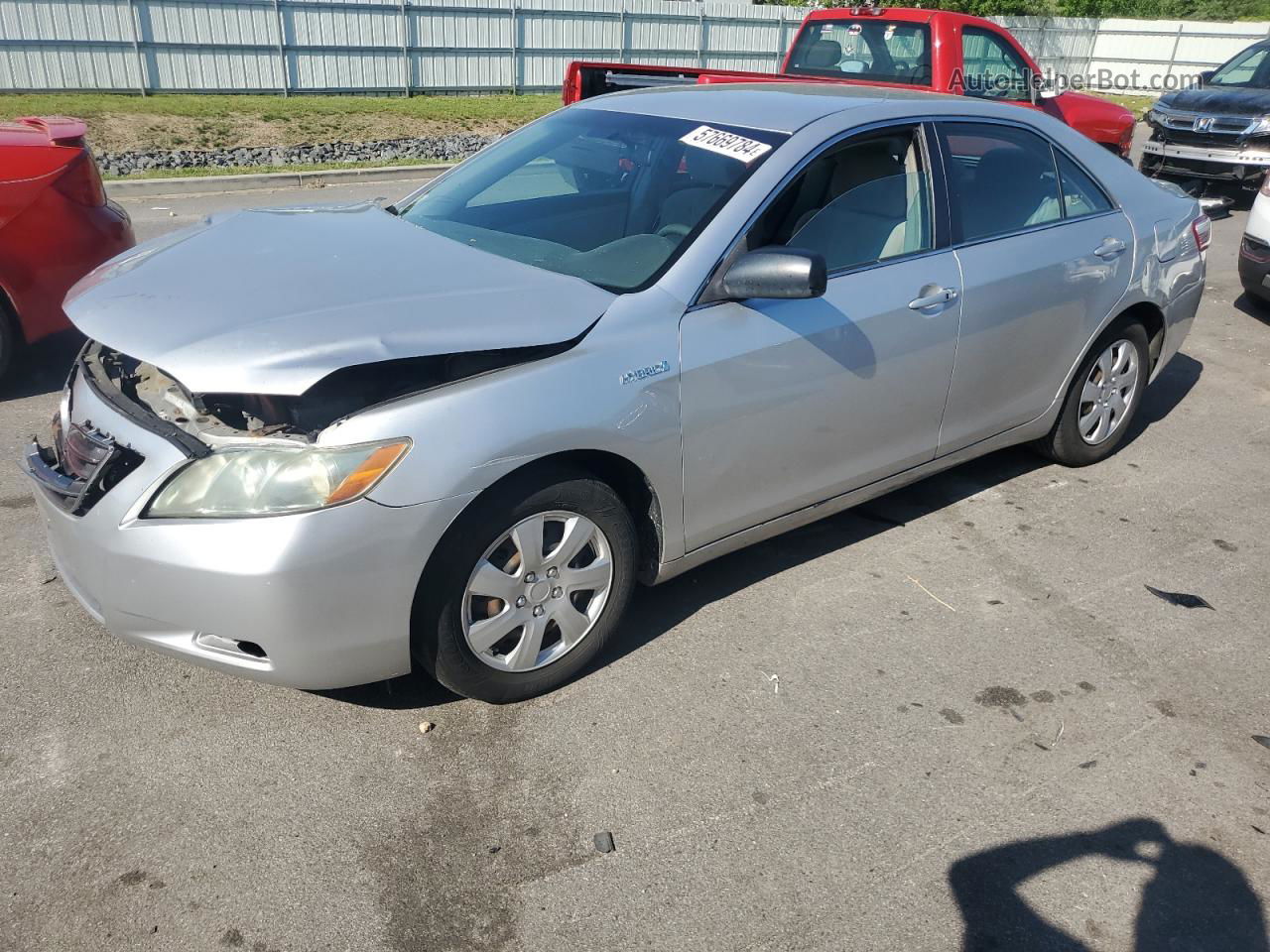 2009 Toyota Camry Hybrid Silver vin: 4T1BB46K69U084538