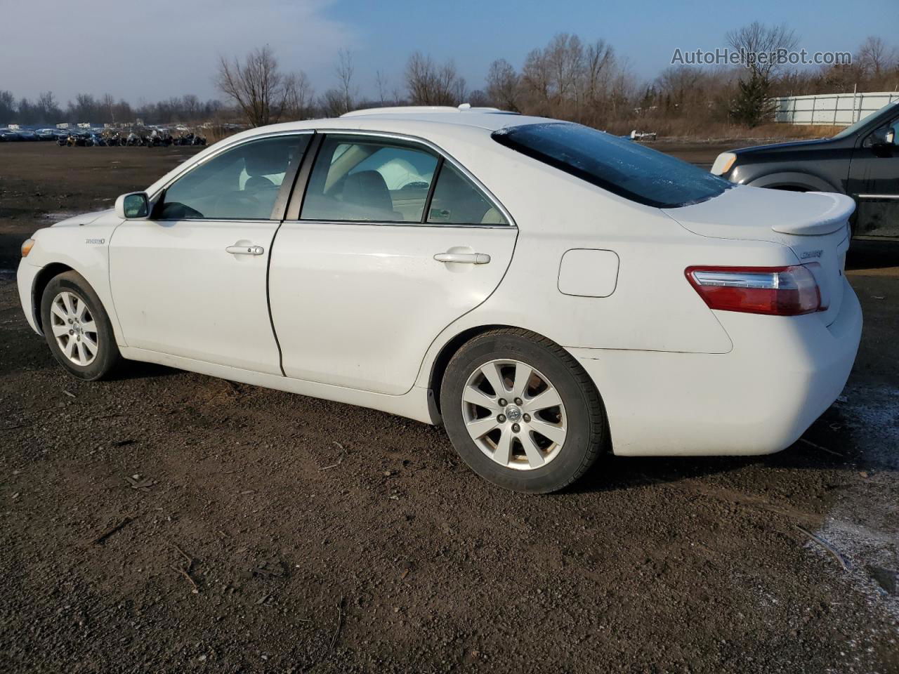 2009 Toyota Camry Hybrid White vin: 4T1BB46K69U092252