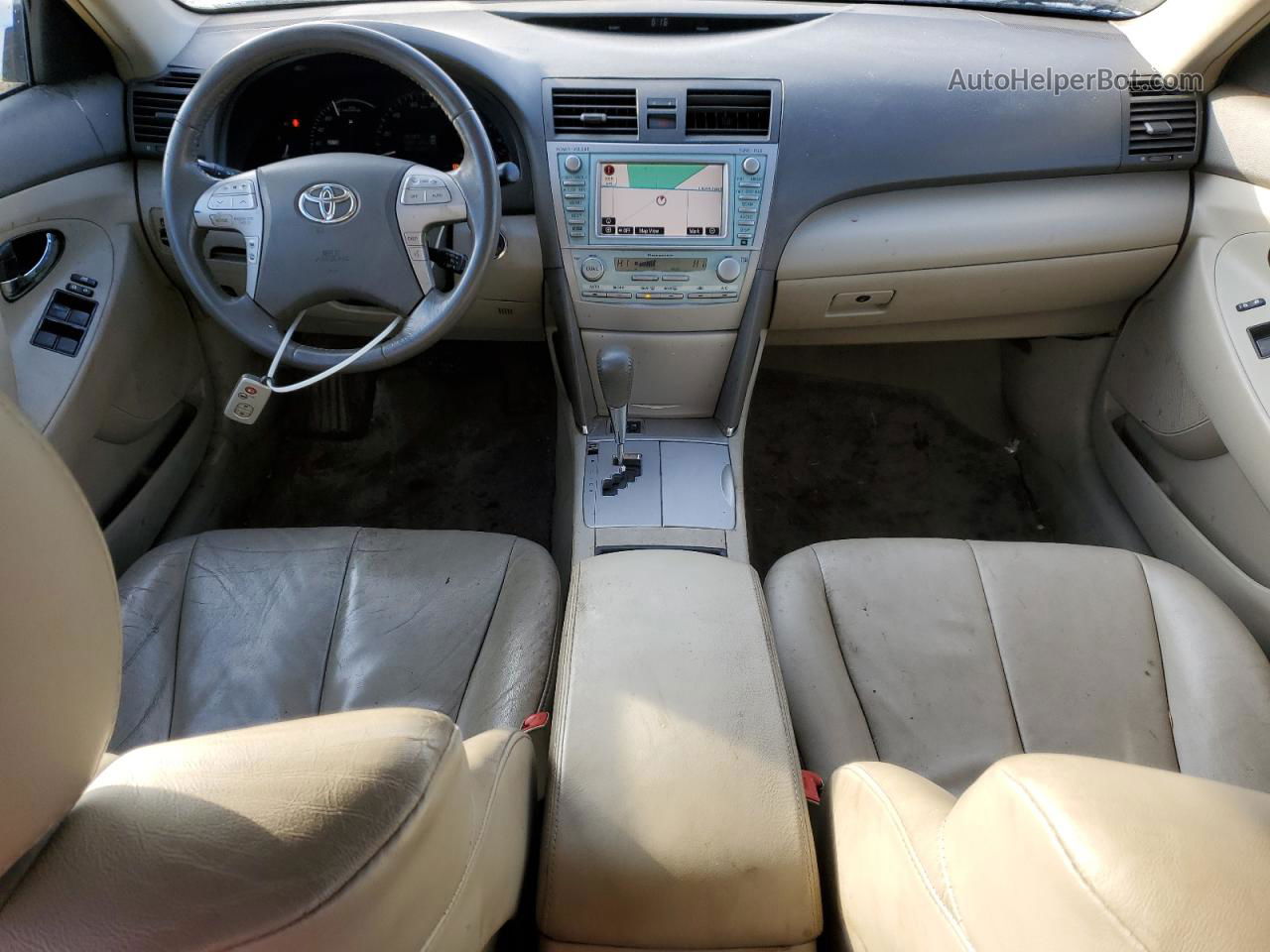 2009 Toyota Camry Hybrid White vin: 4T1BB46K69U092252