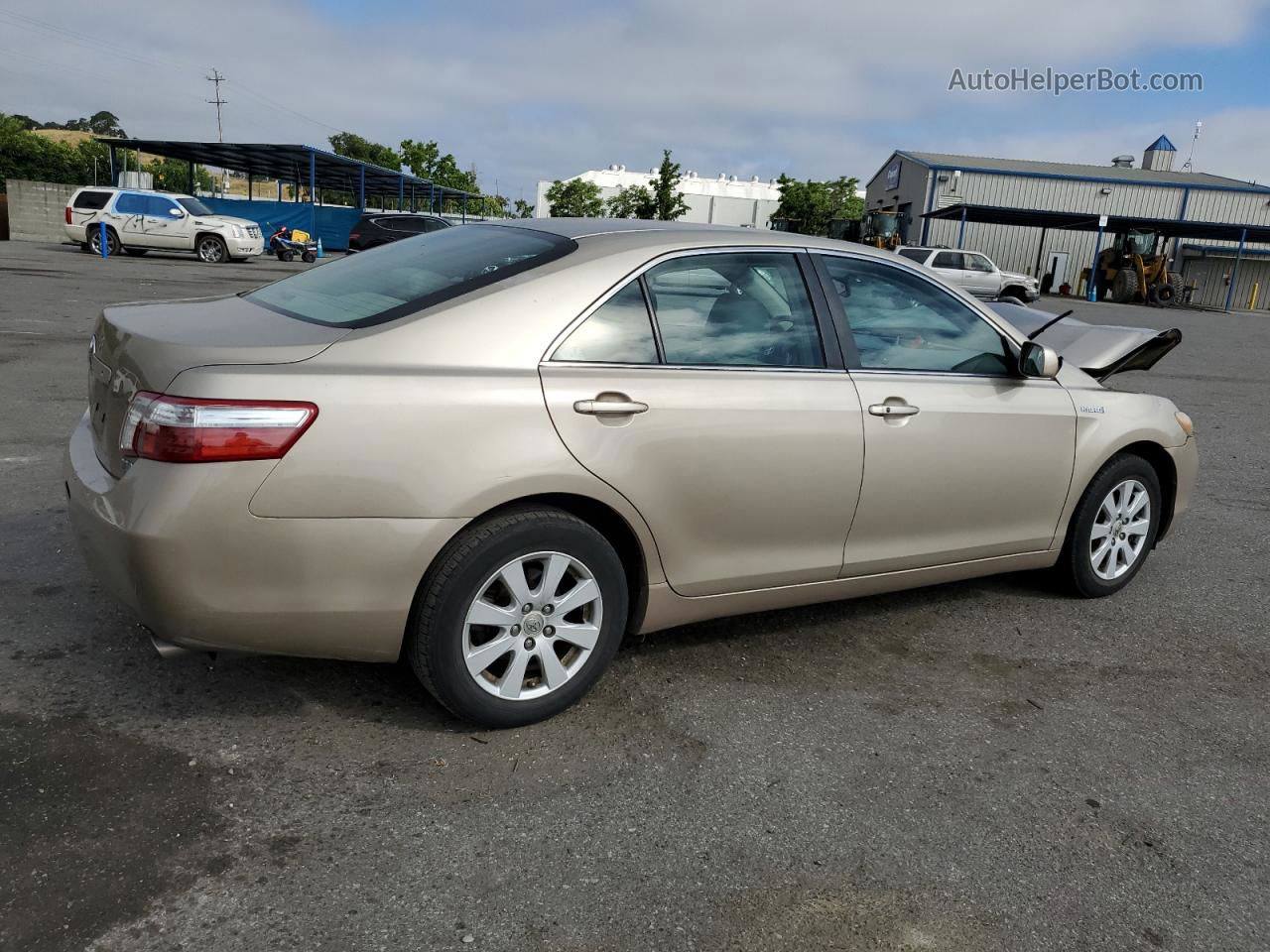 2009 Toyota Camry Hybrid Tan vin: 4T1BB46K69U102309