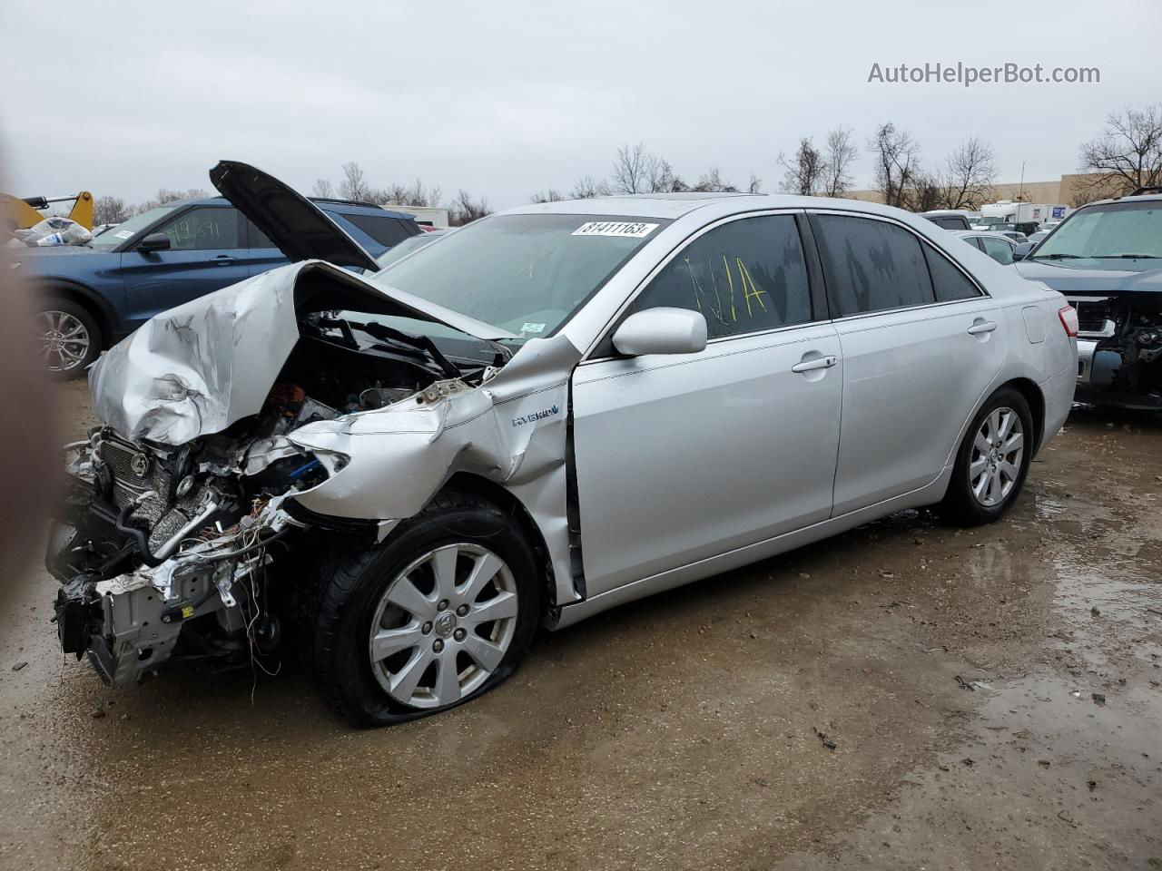 2009 Toyota Camry Hybrid Silver vin: 4T1BB46K79U063648