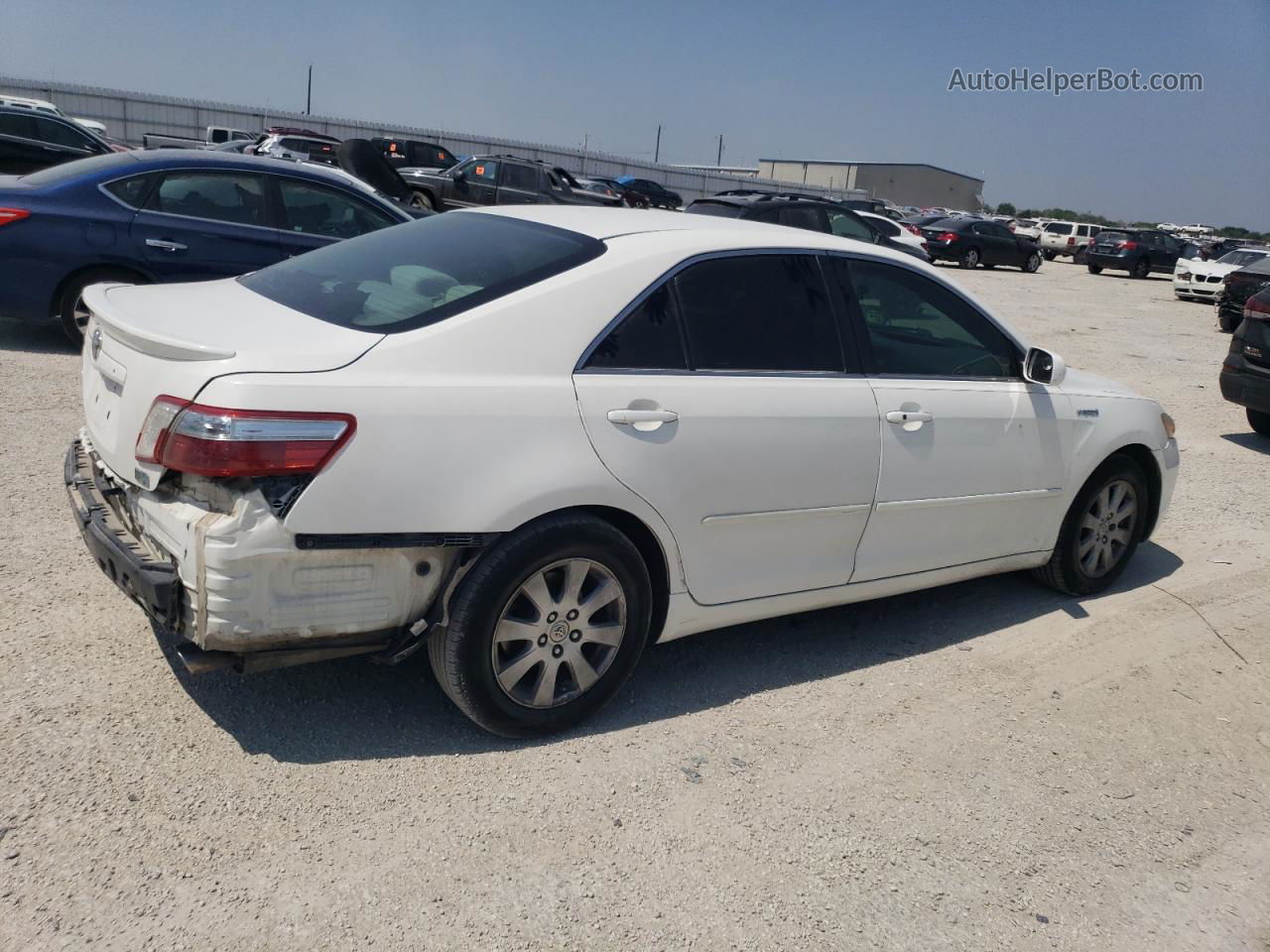 2009 Toyota Camry Hybrid White vin: 4T1BB46K79U068798