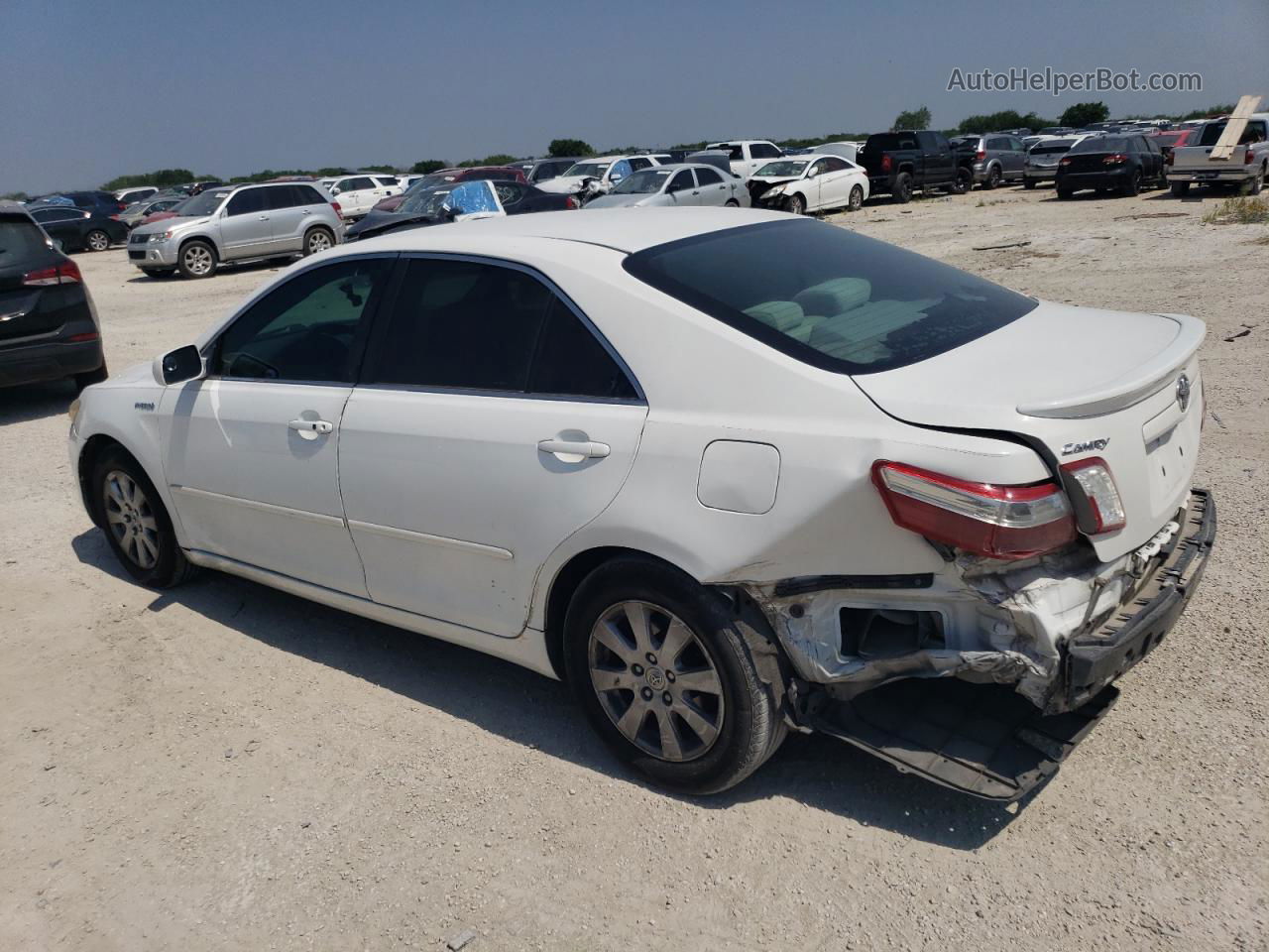 2009 Toyota Camry Hybrid White vin: 4T1BB46K79U068798