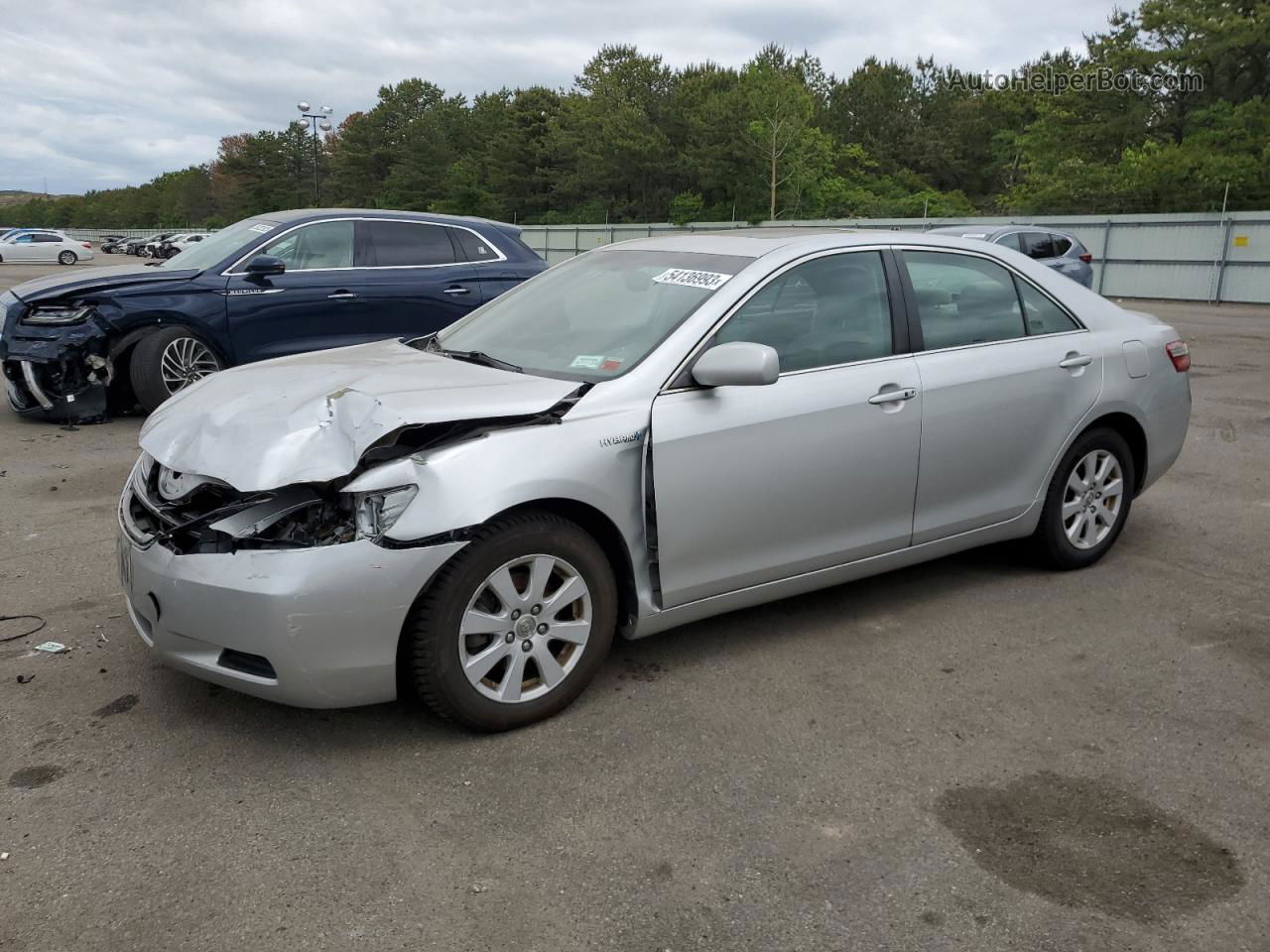 2009 Toyota Camry Hybrid Silver vin: 4T1BB46K79U106207