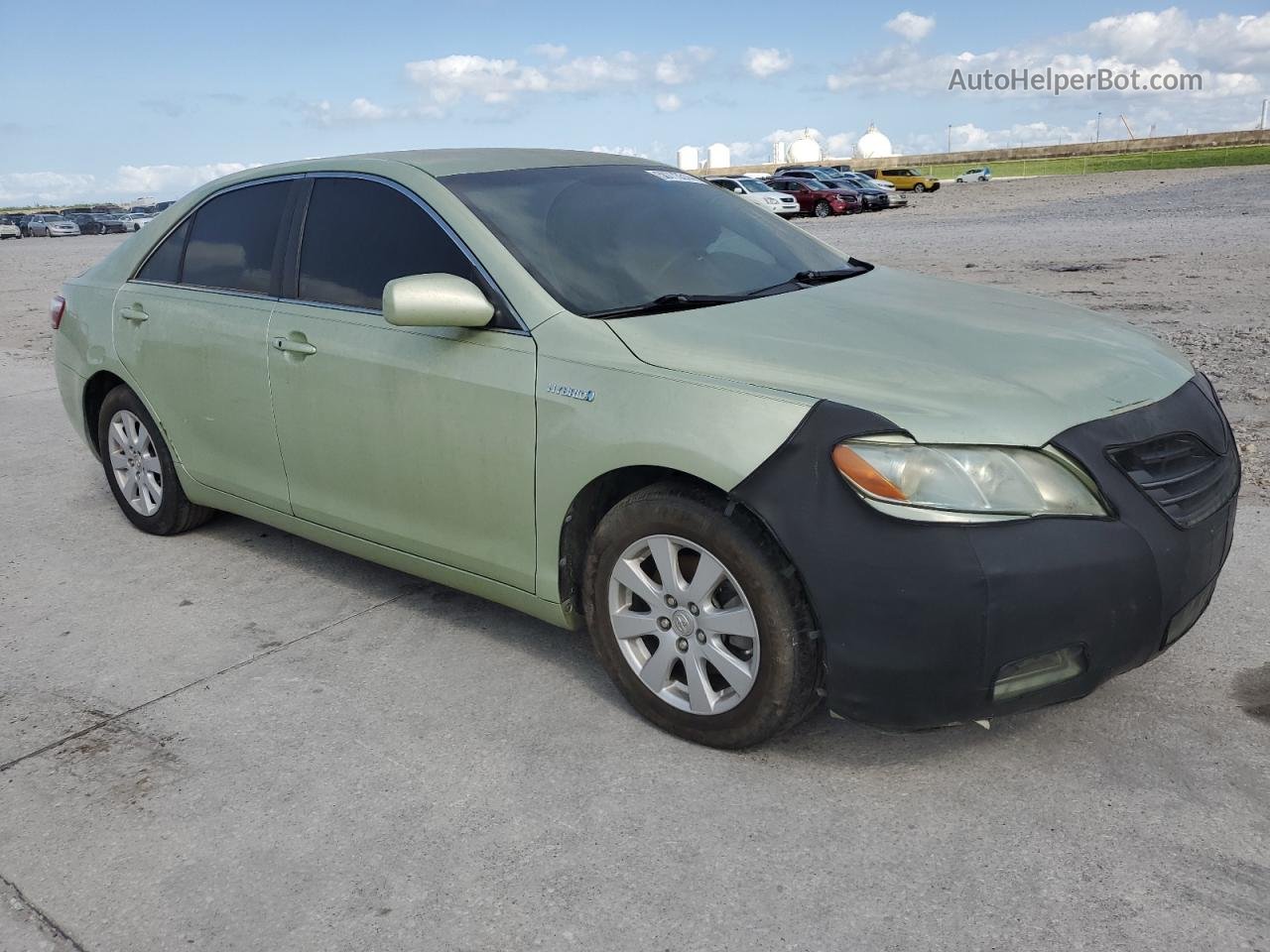 2008 Toyota Camry Hybrid Зеленый vin: 4T1BB46K88U042936