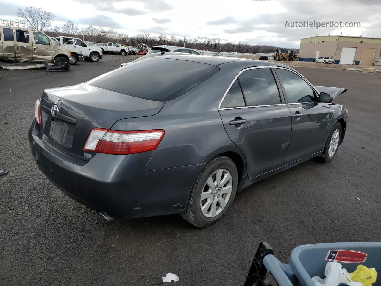 2009 Toyota Camry Hybrid Charcoal vin: 4T1BB46K89U099025