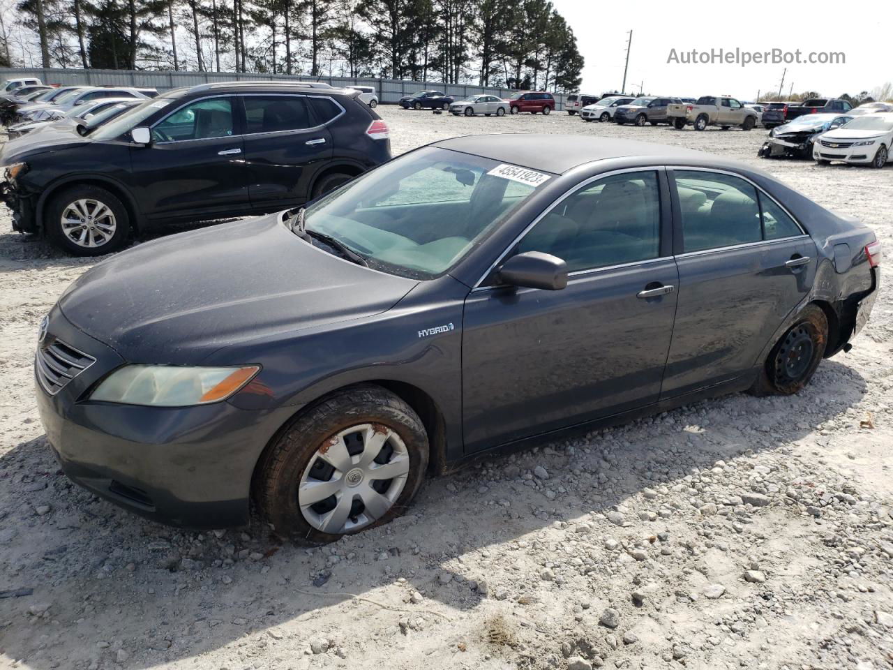 2009 Toyota Camry Hybrid Серый vin: 4T1BB46K89U104787