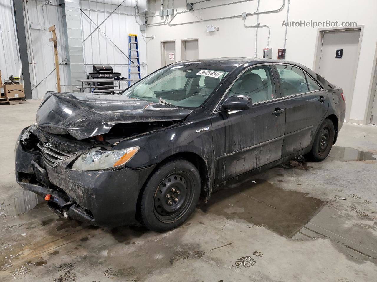 2009 Toyota Camry Hybrid Black vin: 4T1BB46K99U083366