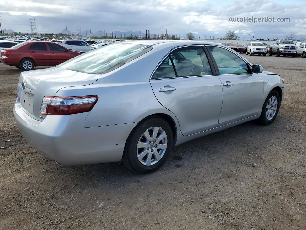 2007 Toyota Camry Hybrid Silver vin: 4T1BB46KX7U008186