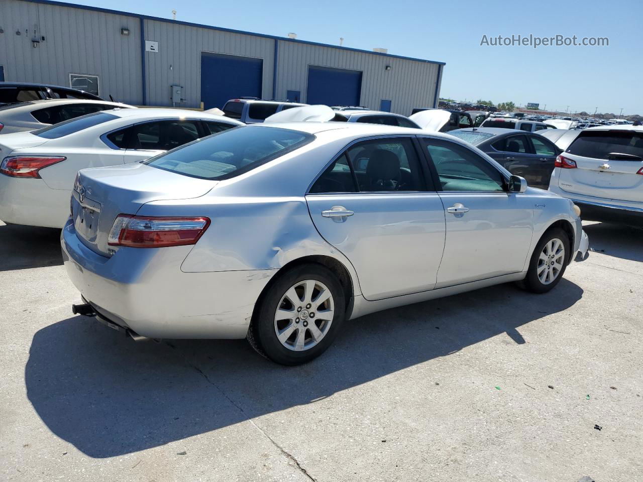 2008 Toyota Camry Hybrid Silver vin: 4T1BB46KX8U053291