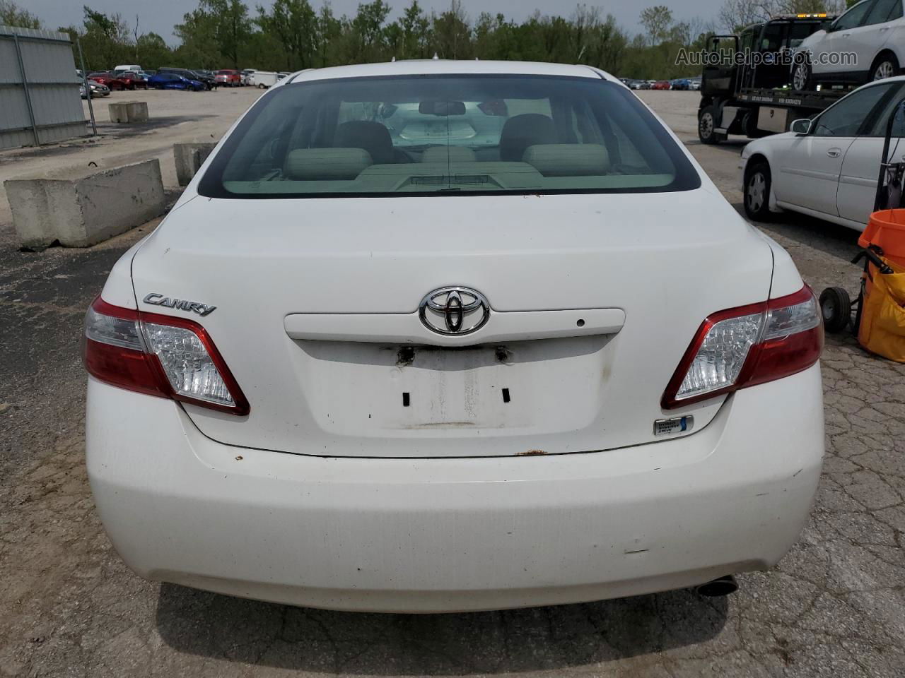 2009 Toyota Camry Hybrid White vin: 4T1BB46KX9U075759