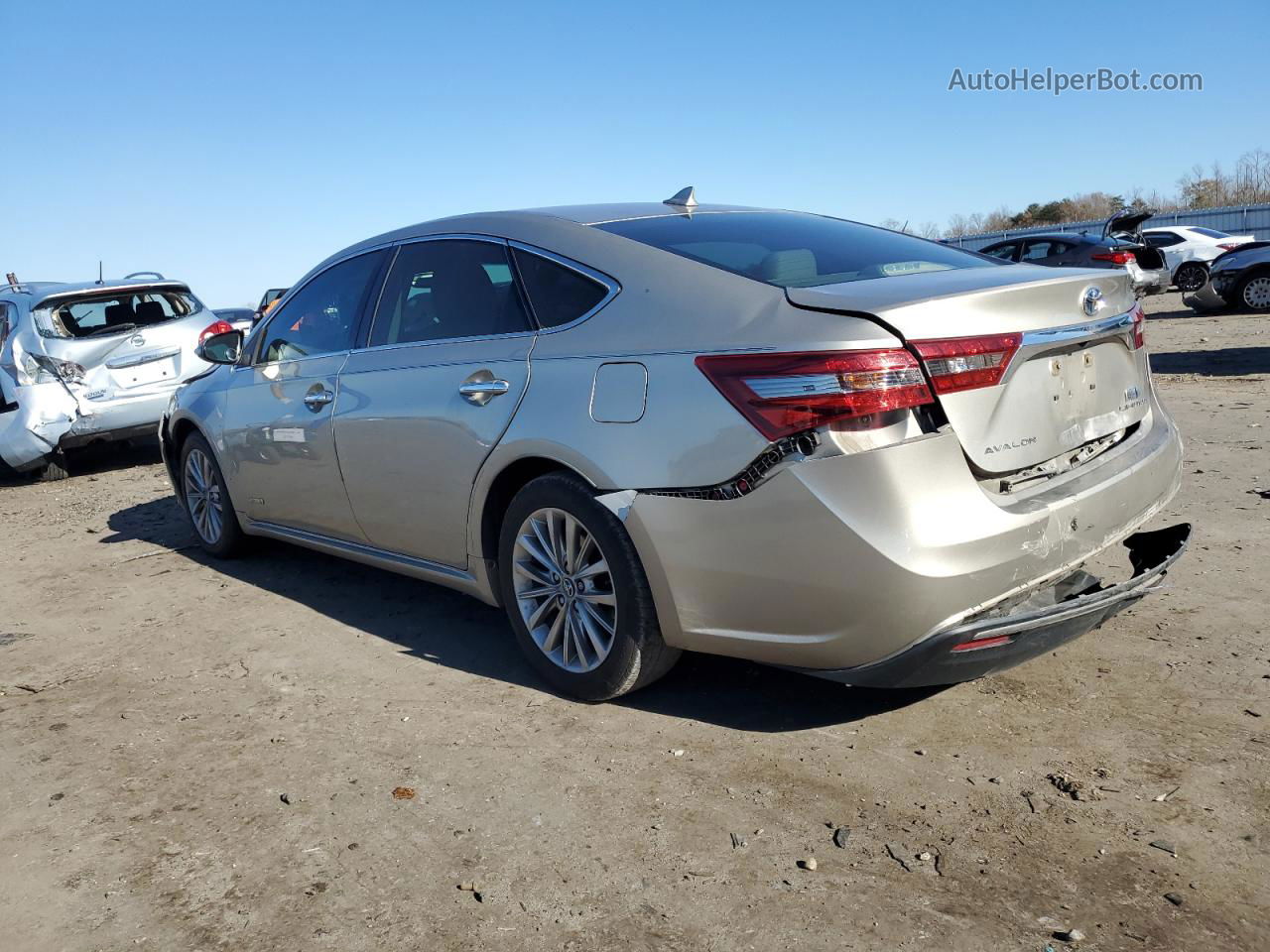 2016 Toyota Avalon Hybrid Кремовый vin: 4T1BD1EB2GU052421