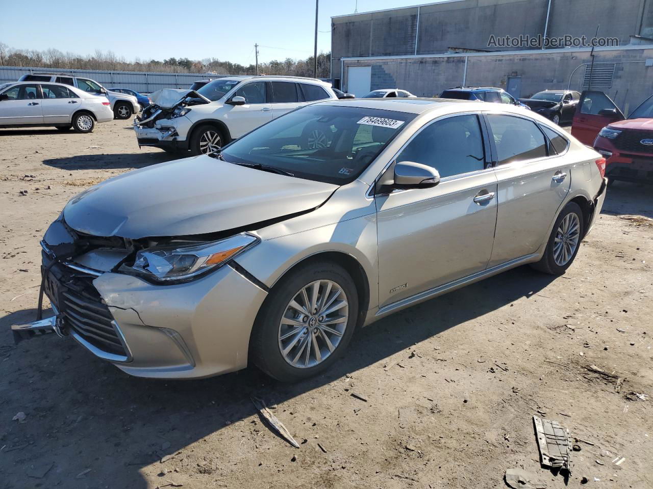 2016 Toyota Avalon Hybrid Cream vin: 4T1BD1EB2GU052421