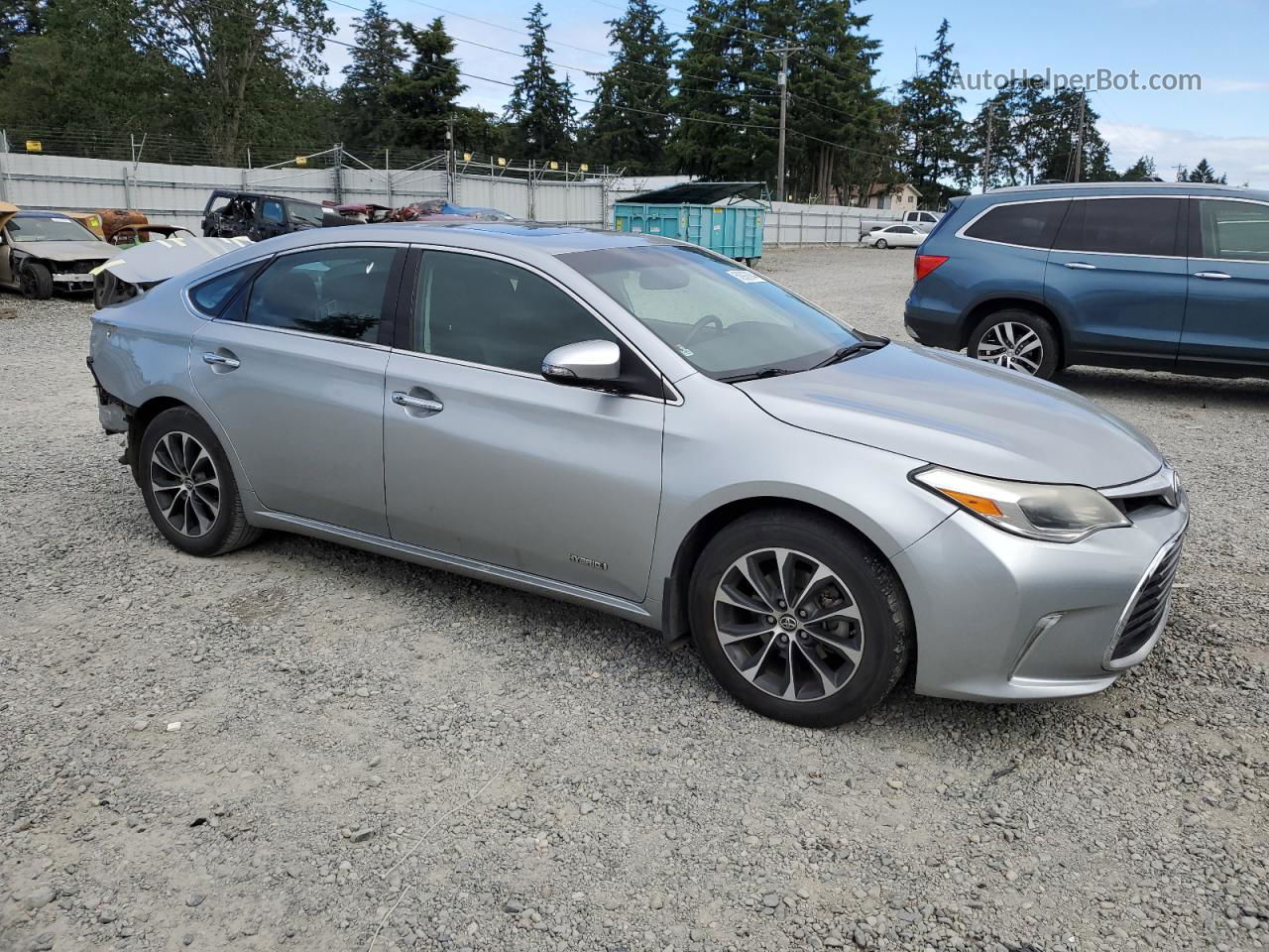 2016 Toyota Avalon Hybrid Silver vin: 4T1BD1EB5GU048766