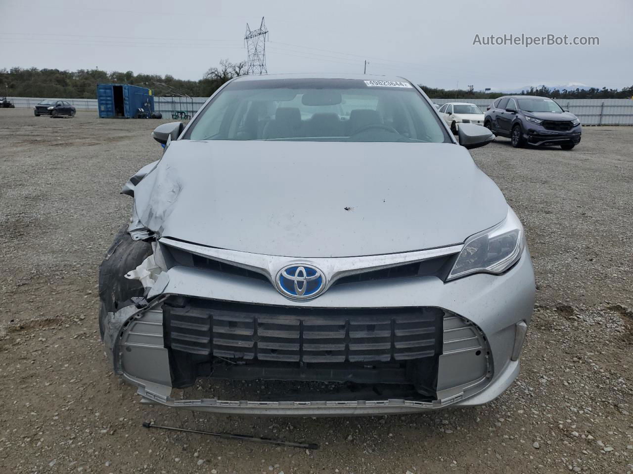 2016 Toyota Avalon Hybrid Серебряный vin: 4T1BD1EB5GU053787