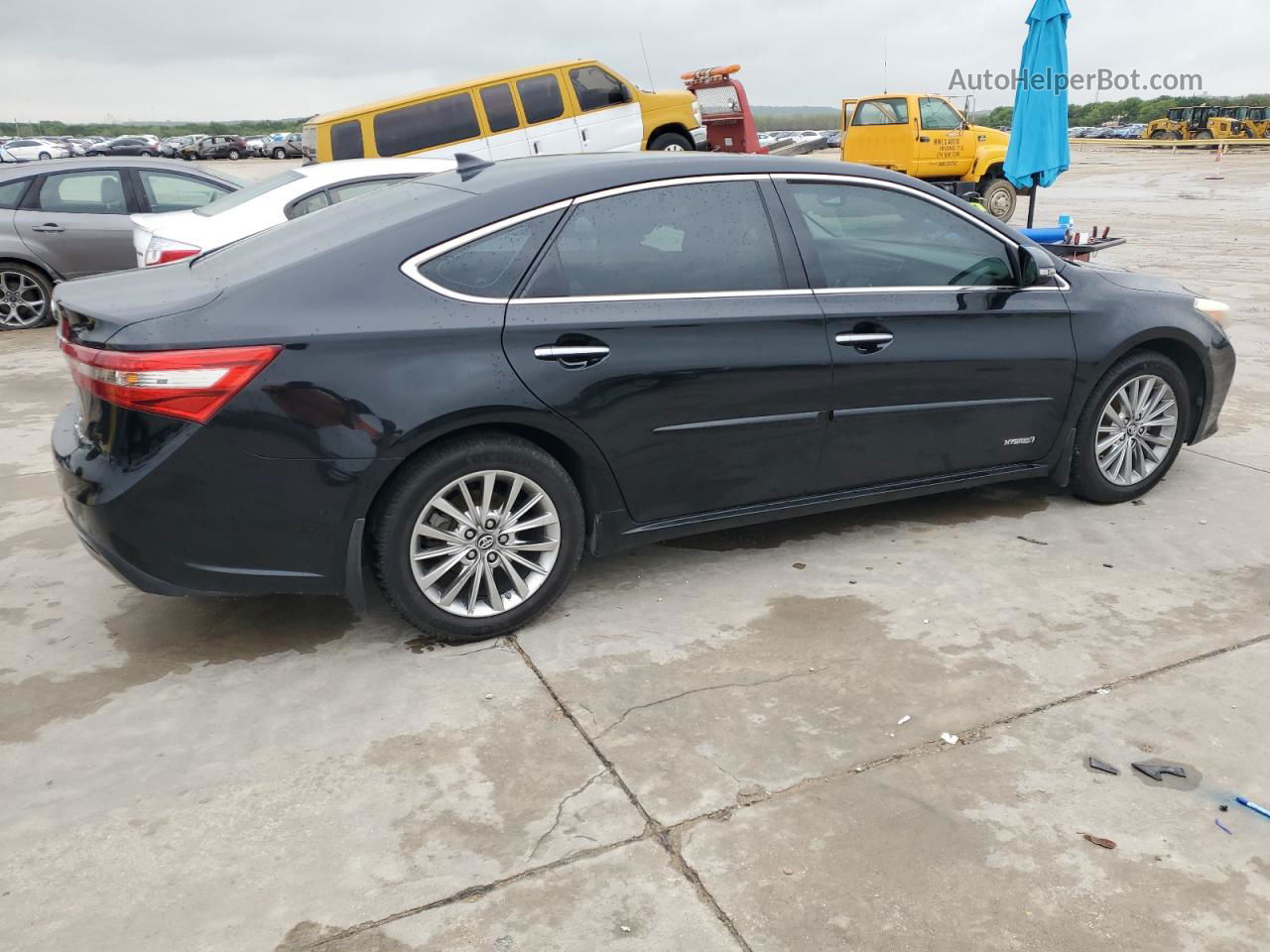 2016 Toyota Avalon Hybrid Черный vin: 4T1BD1EB5GU056334