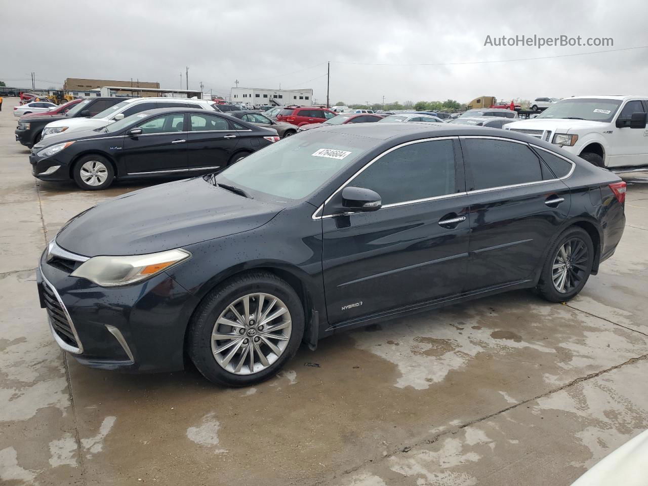 2016 Toyota Avalon Hybrid Черный vin: 4T1BD1EB5GU056334