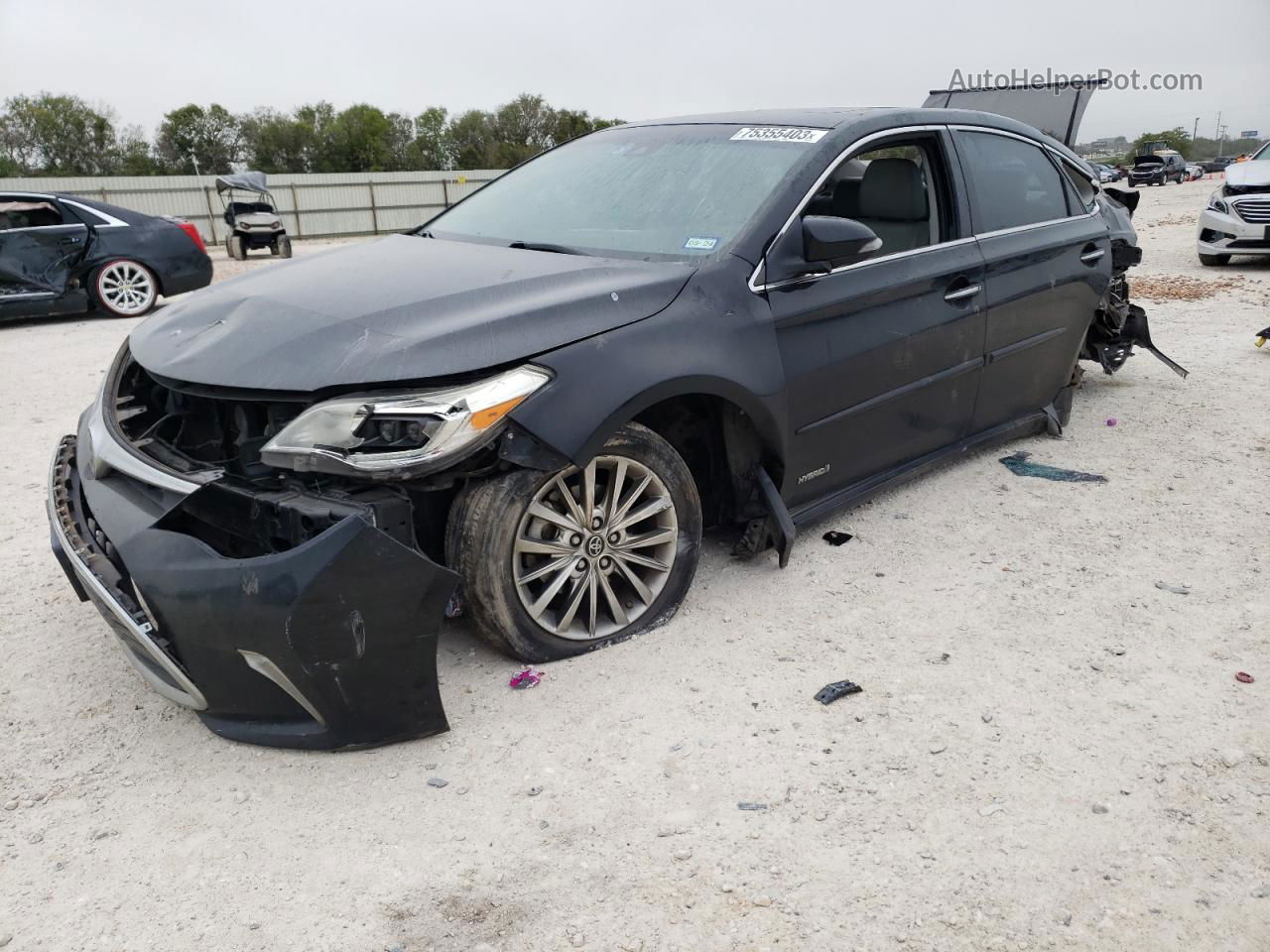 2016 Toyota Avalon Hybrid Black vin: 4T1BD1EB6GU053653