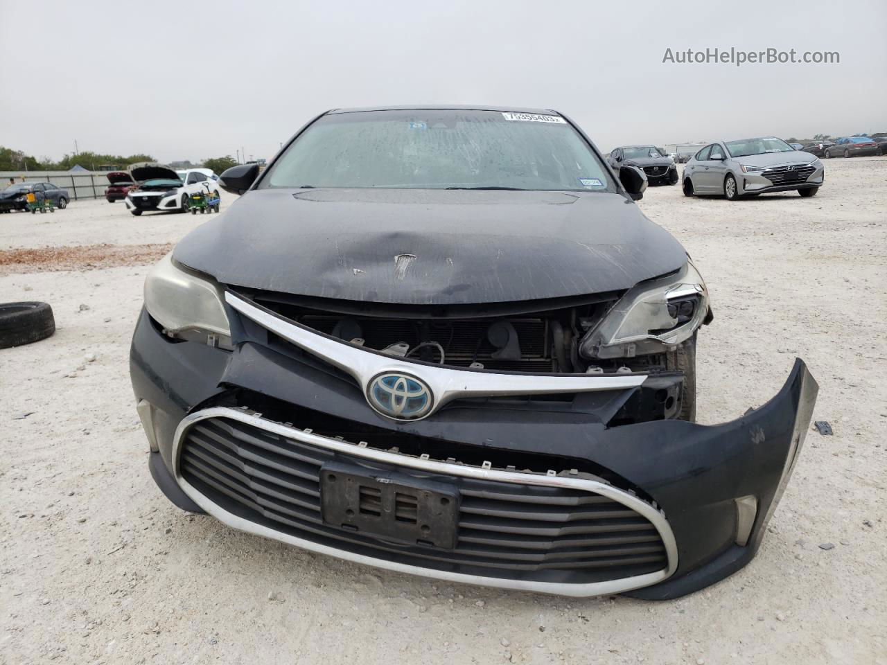 2016 Toyota Avalon Hybrid Черный vin: 4T1BD1EB6GU053653