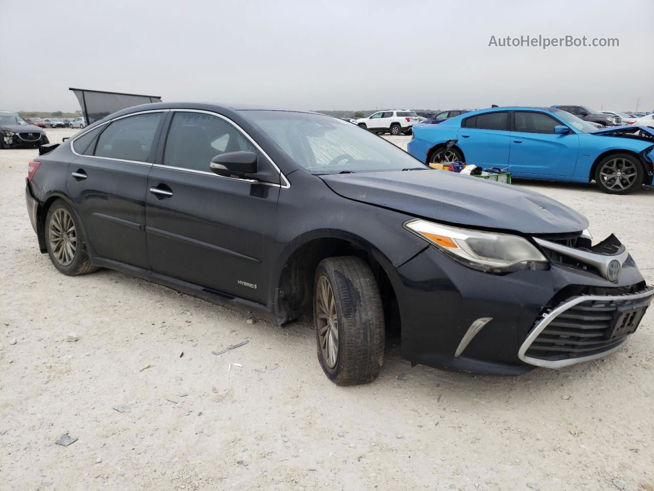 2016 Toyota Avalon Hybrid Черный vin: 4T1BD1EB6GU053653