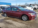 2016 Toyota Avalon Hybrid Burgundy vin: 4T1BD1EB6GU056052