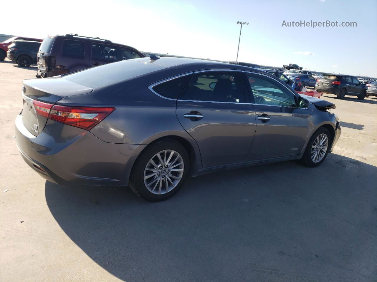 2016 Toyota Avalon Hybrid Gray vin: 4T1BD1EB7GU053693