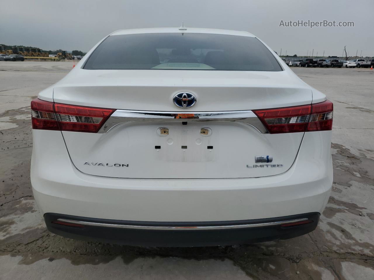 2016 Toyota Avalon Hybrid White vin: 4T1BD1EB8GU056649