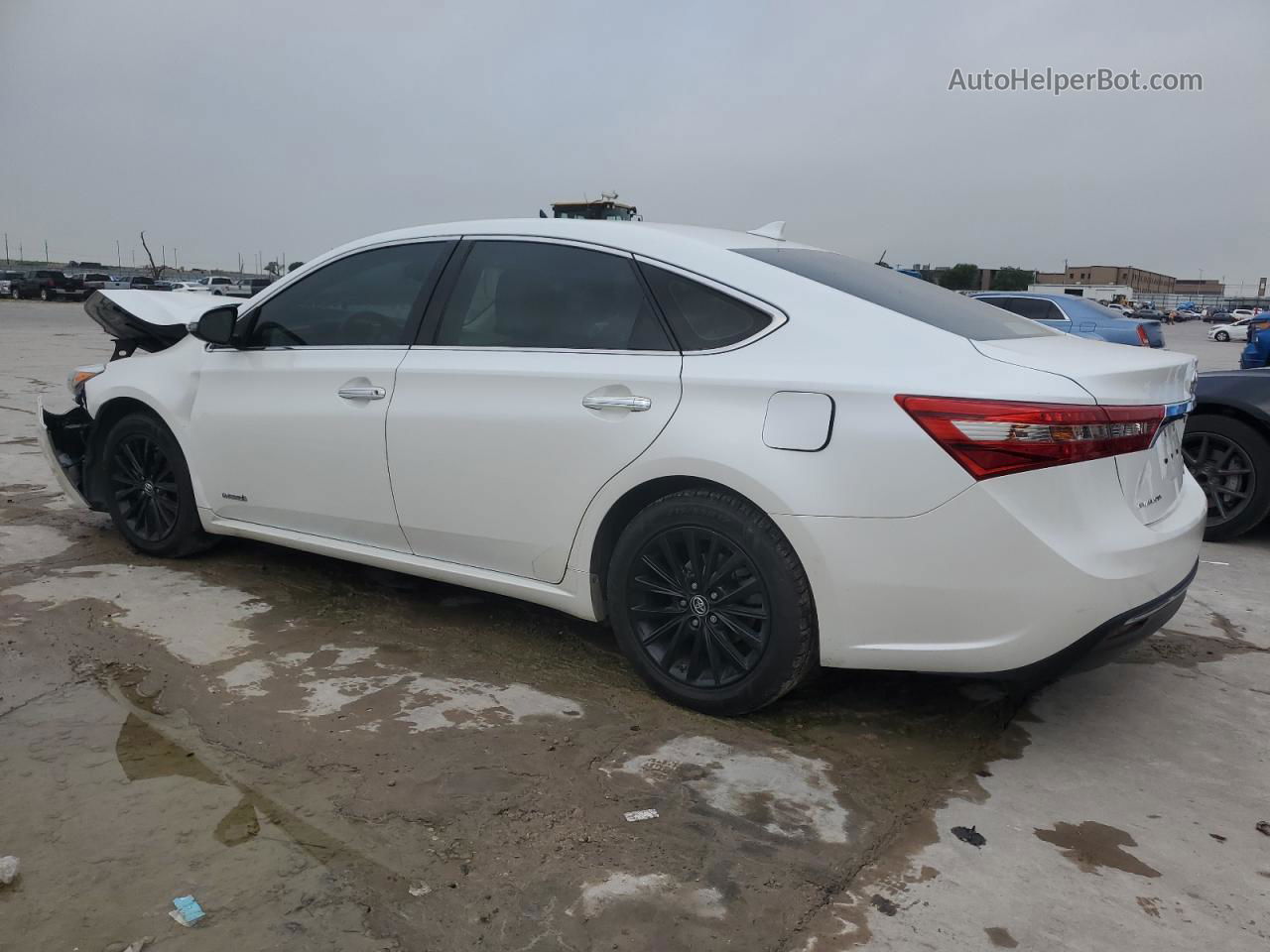 2016 Toyota Avalon Hybrid White vin: 4T1BD1EB8GU056649