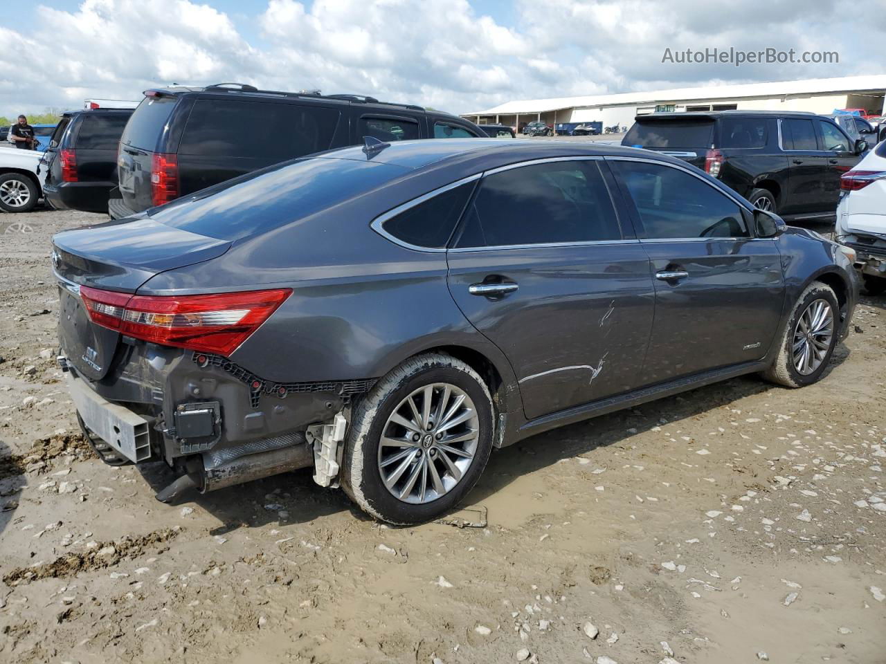 2016 Toyota Avalon Hybrid Gray vin: 4T1BD1EB9GU053405