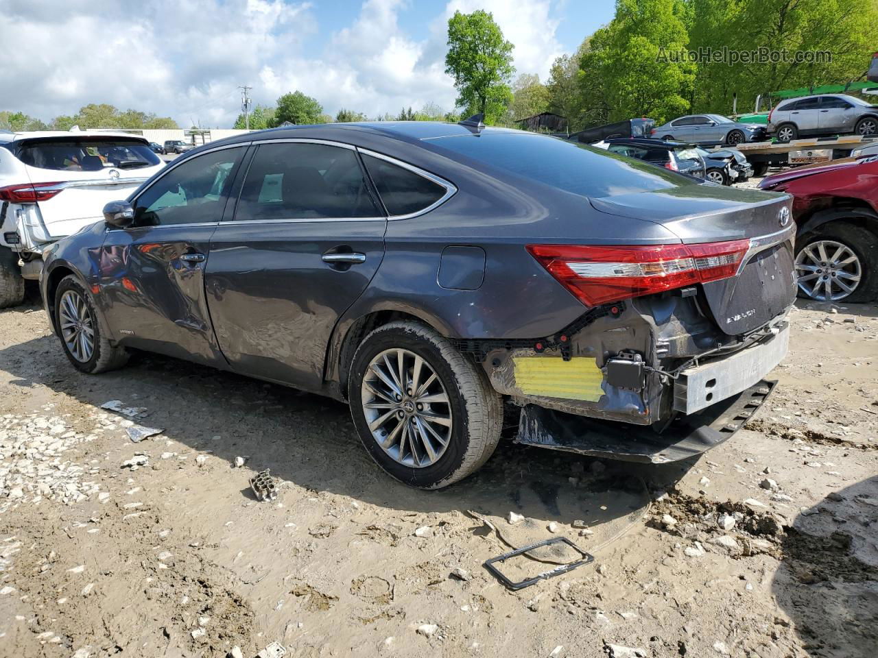 2016 Toyota Avalon Hybrid Gray vin: 4T1BD1EB9GU053405