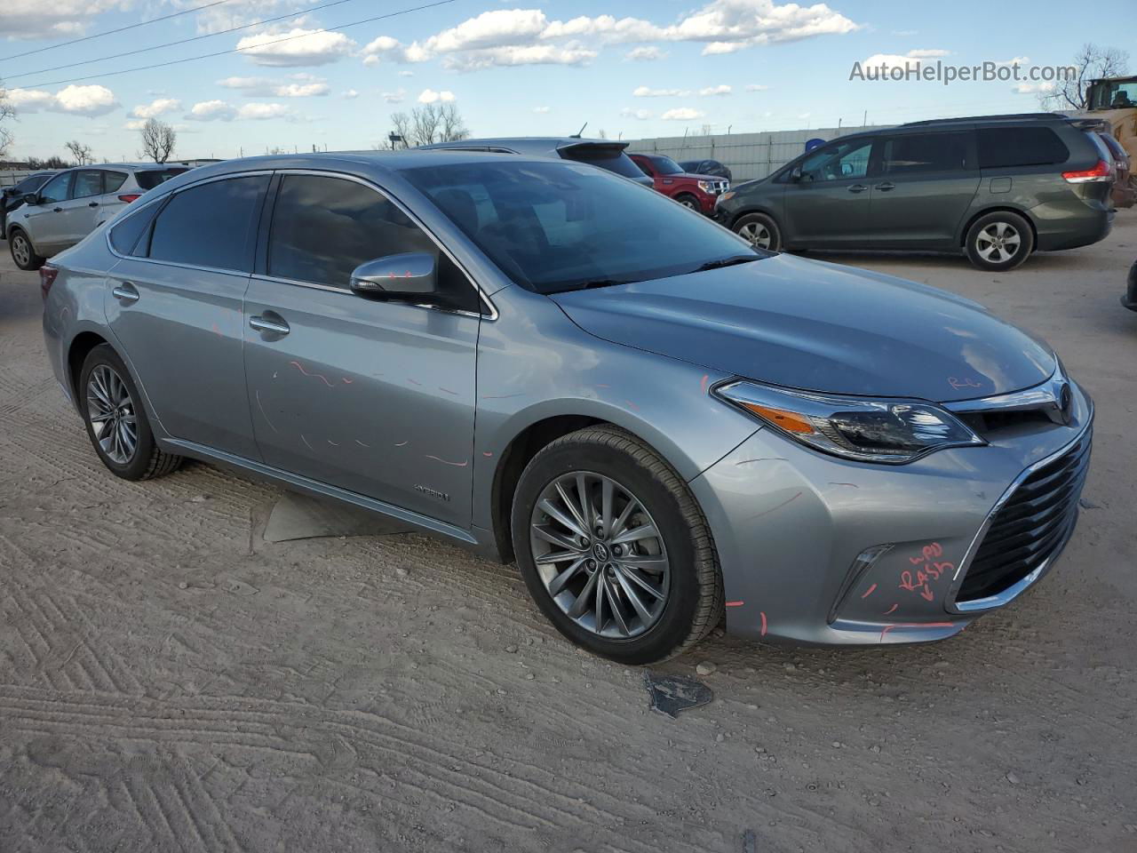 2016 Toyota Avalon Hybrid Silver vin: 4T1BD1EB9GU056921