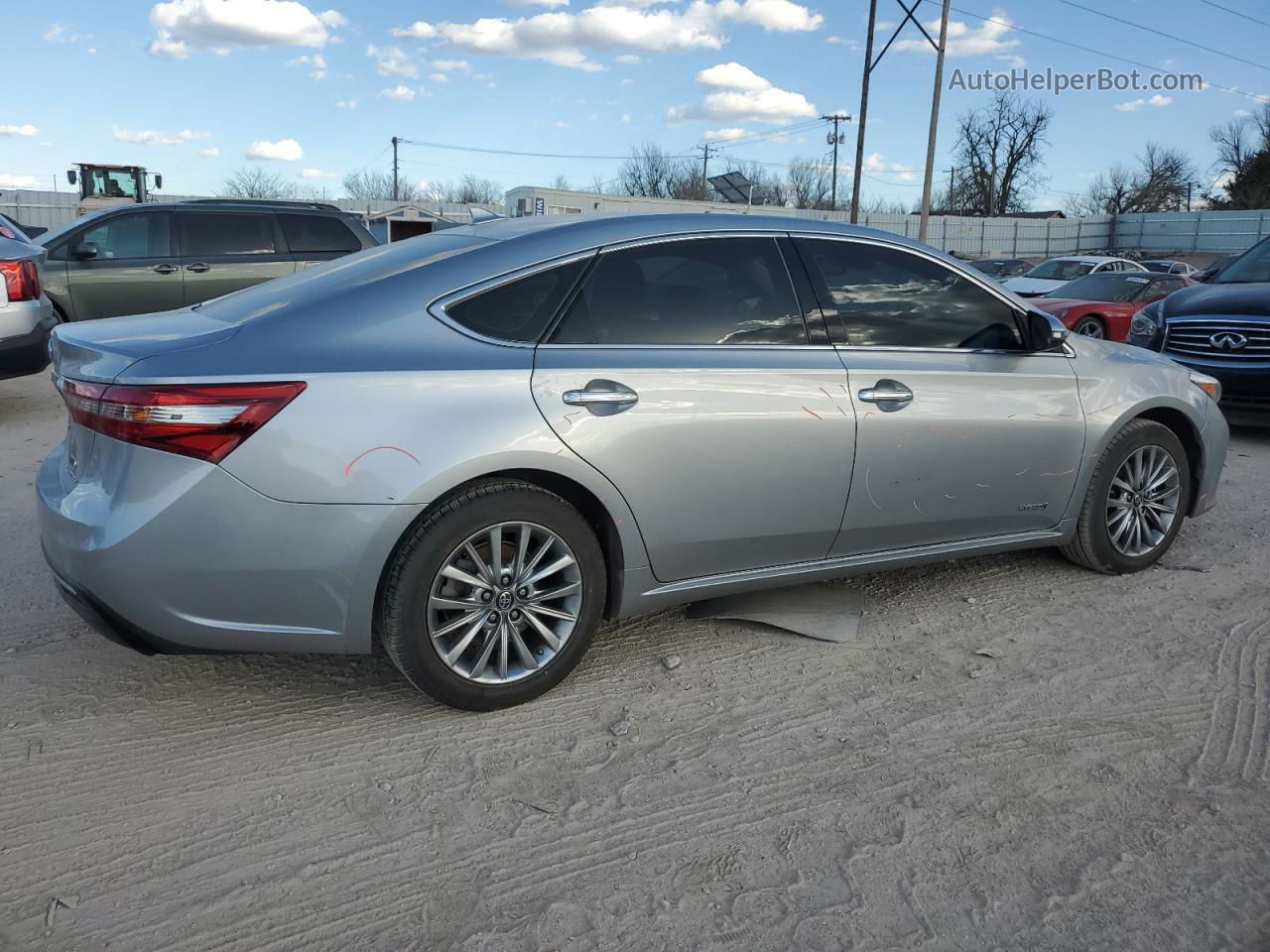 2016 Toyota Avalon Hybrid Silver vin: 4T1BD1EB9GU056921