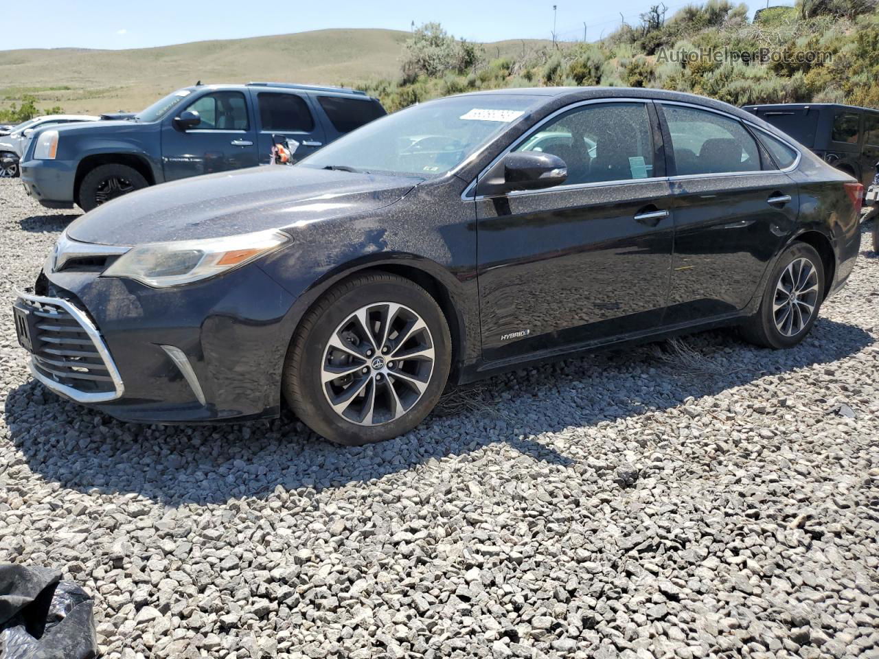 2016 Toyota Avalon Hybrid Black vin: 4T1BD1EBXGU048701