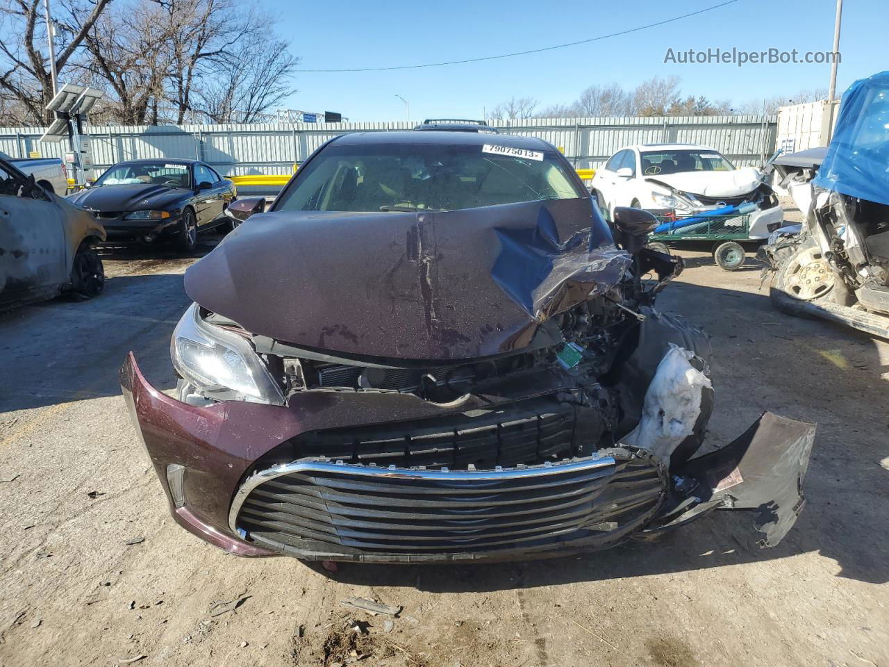 2016 Toyota Avalon Hybrid Purple vin: 4T1BD1EBXGU056197