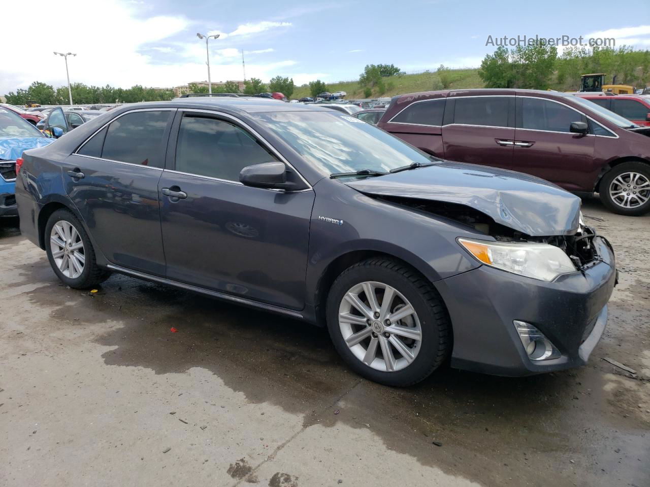 2012 Toyota Camry Hybrid Charcoal vin: 4T1BD1FK0CU012931