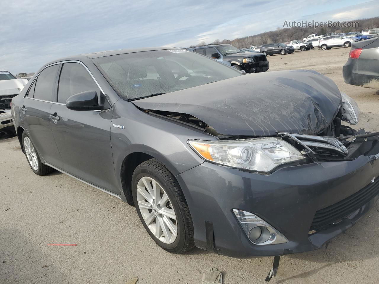 2012 Toyota Camry Hybrid Gray vin: 4T1BD1FK0CU036601