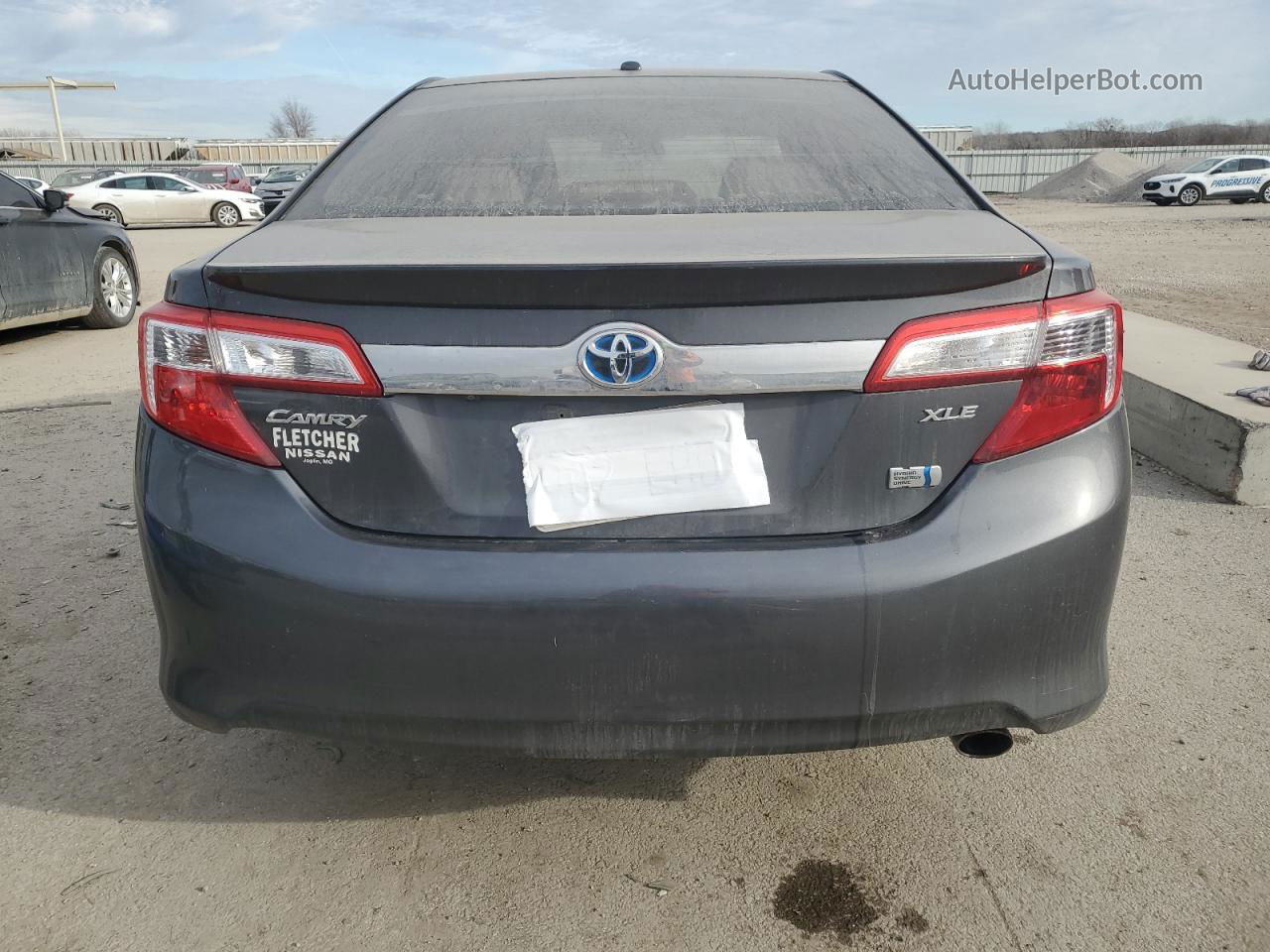 2012 Toyota Camry Hybrid Gray vin: 4T1BD1FK0CU036601